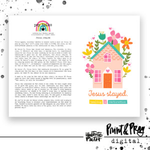 Pep Talks Devotional-- Jesus Stayed